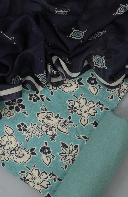 Breezy Winters unstitch Digital Printed Karandi Collection - DESIGN-02