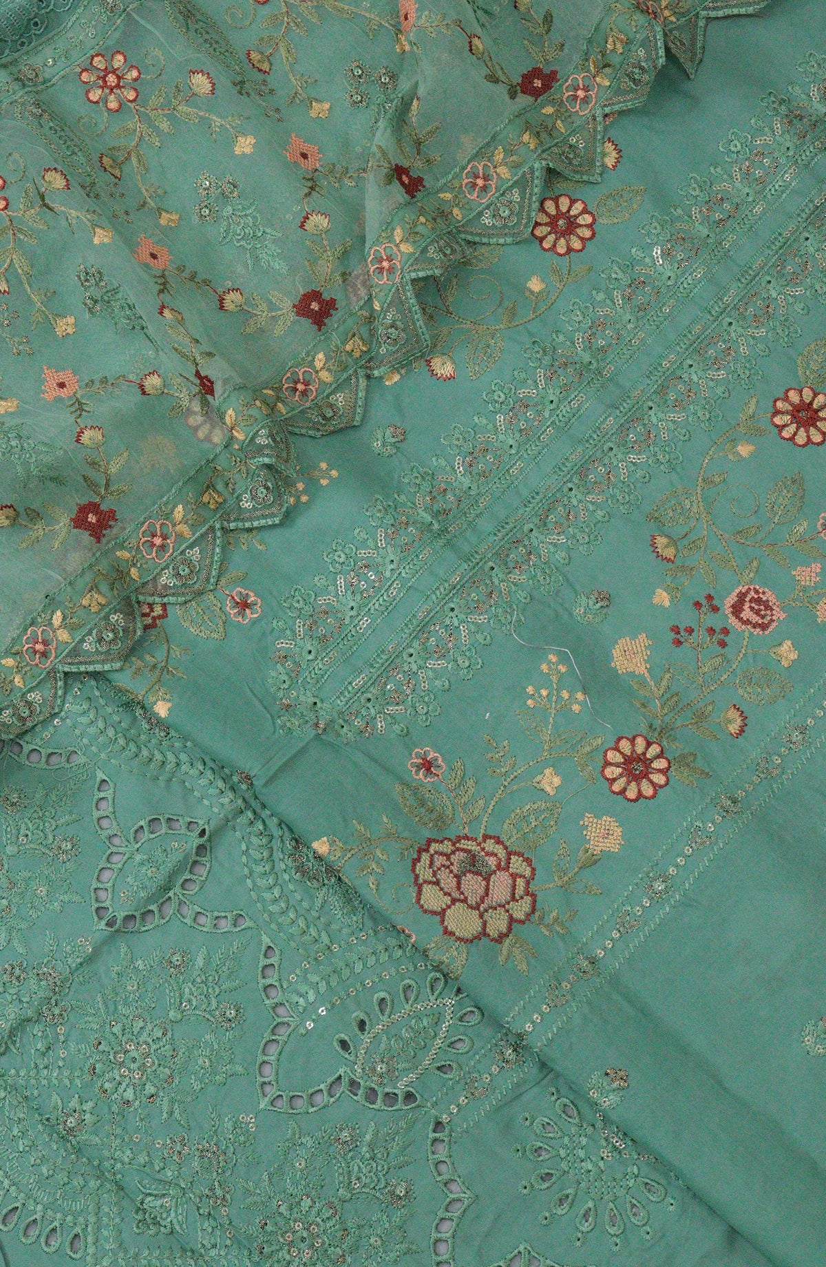 Exclusive Embroidery Unstitch Swiss Voil Collection - DESIGN-02