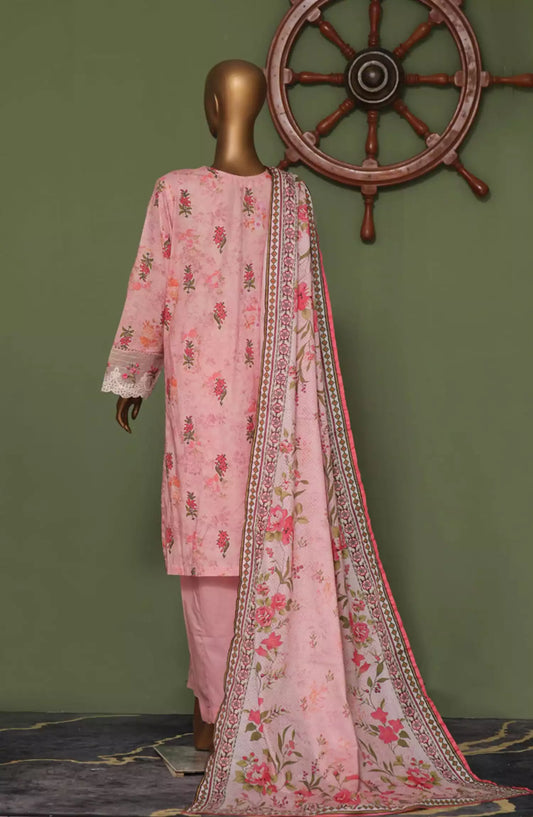 BIN SAEED Exclusive Cotton Chikankari 3 Piece Vol 02 - BS-ECC-Design 02