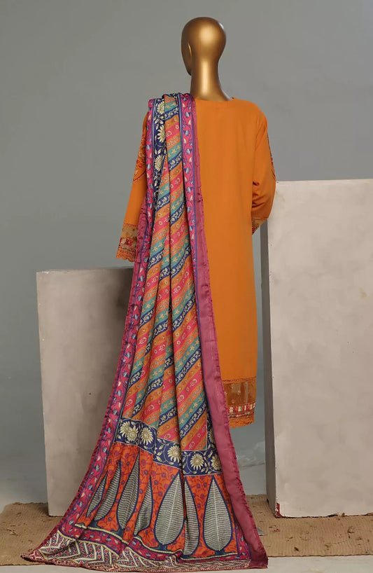 Exclusive Karandi Embroidered Stitched Collection Vol 01-DESIGN-02