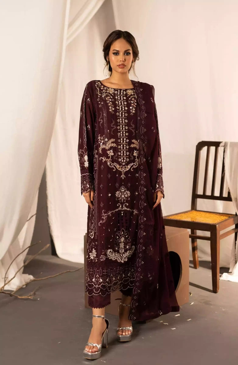 Guzel Dastan Formal 3 Pc Stitched Collection - GDF-Design 02