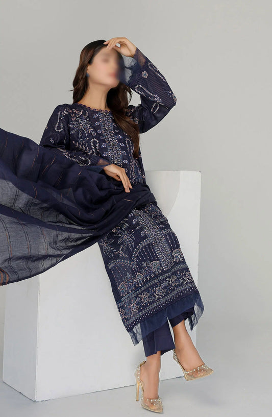 Rimjhim Fancy Embroidered Lawn Collection 2024 - Design 02
