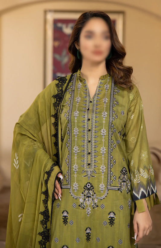 Rangoon Shokh Nigahen Print and Emb Lawn Collection - Design 02