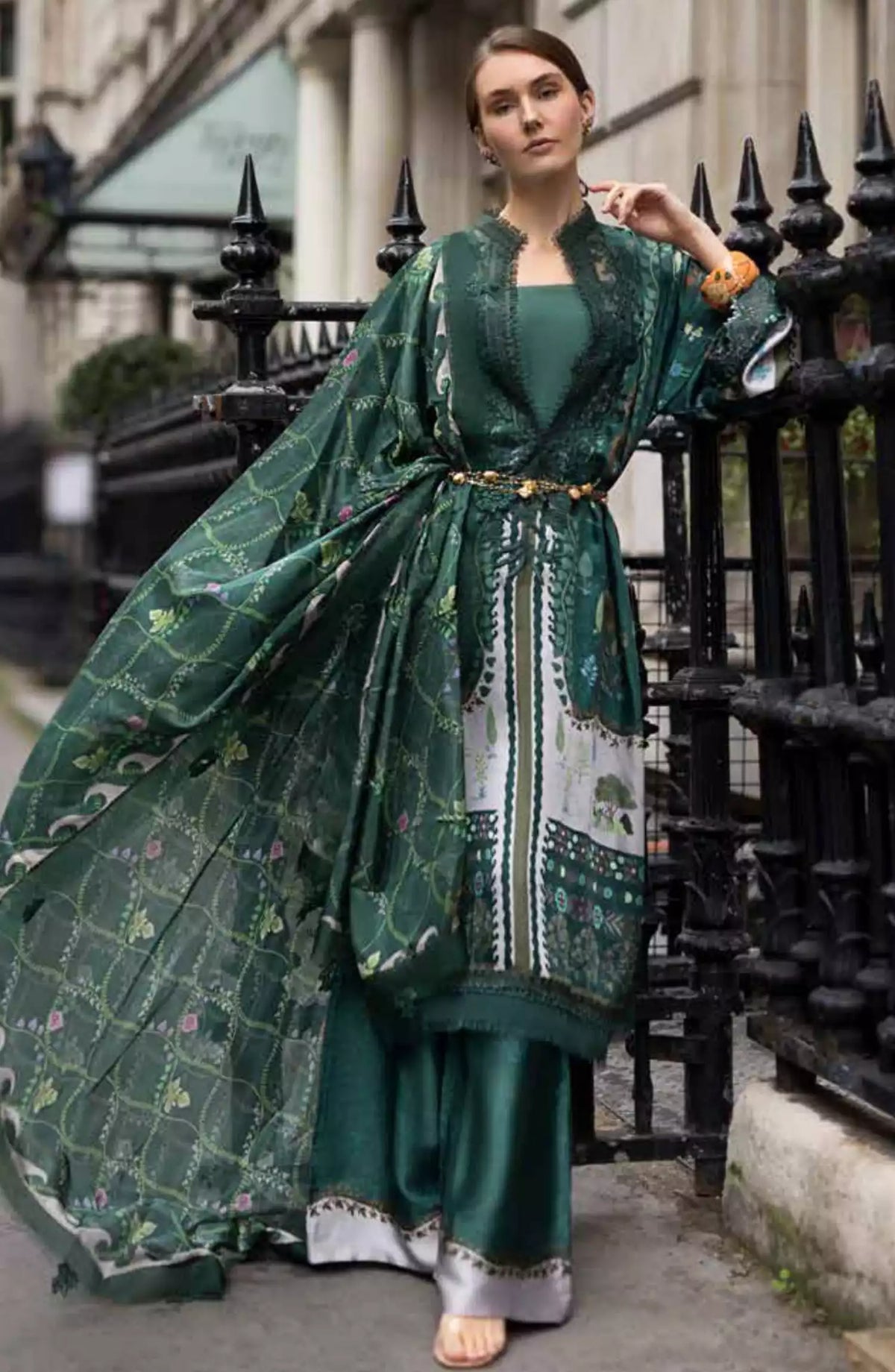 Sobia Nazir Satin Unstitched Collection 2024 - SN-Design 02