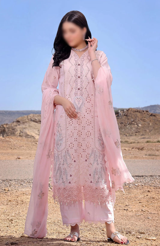 Afsoon Embroidered Lawn Collection 2024 By Humdum - Design 02