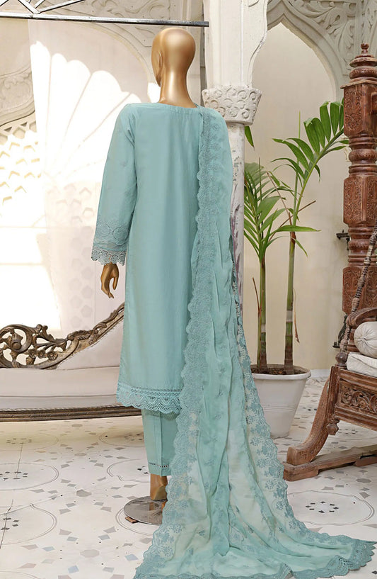 SADABAHAR Chikankari with Chiffon Embroidered Dupatta Collection - Design 02