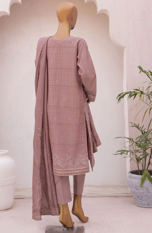 HZ Valencia Jacquard Unstitched Collection 2024 - Design 02