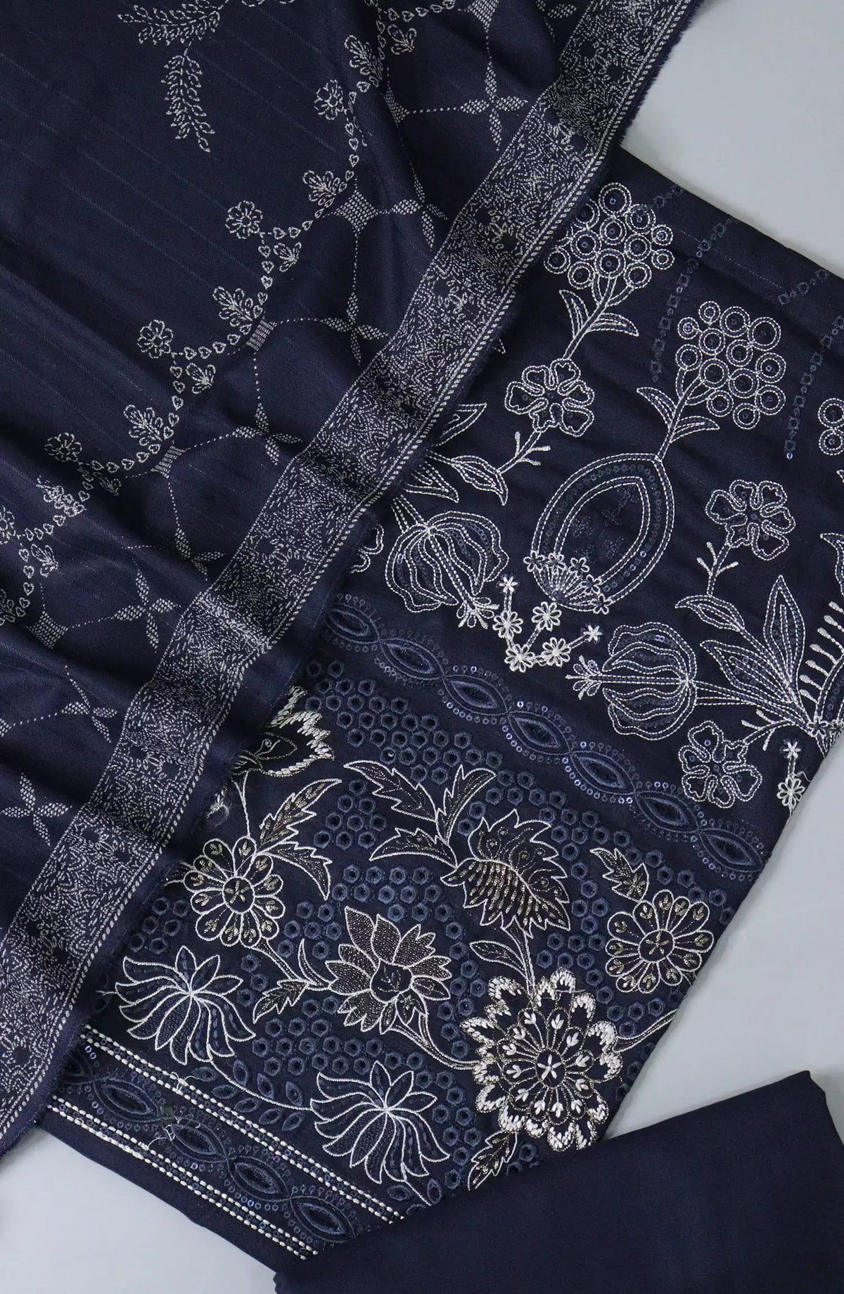 Kainat Unstitch Embroidered Fancy Collection-Design 02