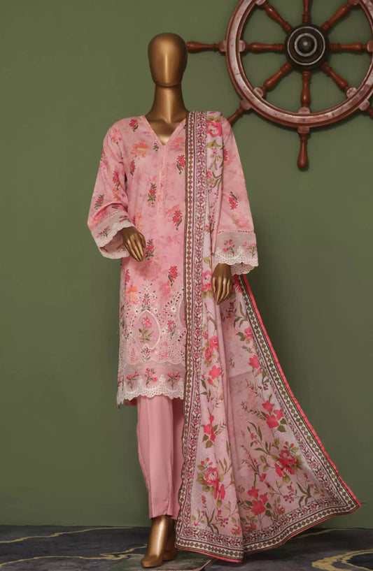 BIN SAEED Exclusive Cotton Chikankari 3 Piece Vol 02 - BS-ECC-Design 02