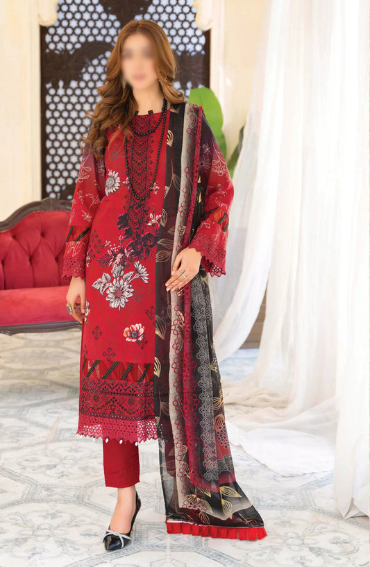 Sohana Digital Embroidered Lawn Collection - Design 02