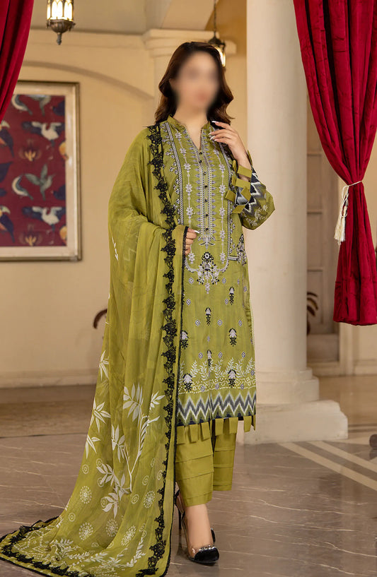 Rangoon Shokh Nigahen Print and Emb Lawn Collection - Design 02