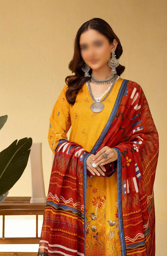 Zara Meer Printed Slub Lawn Collection 2024 - Design 02