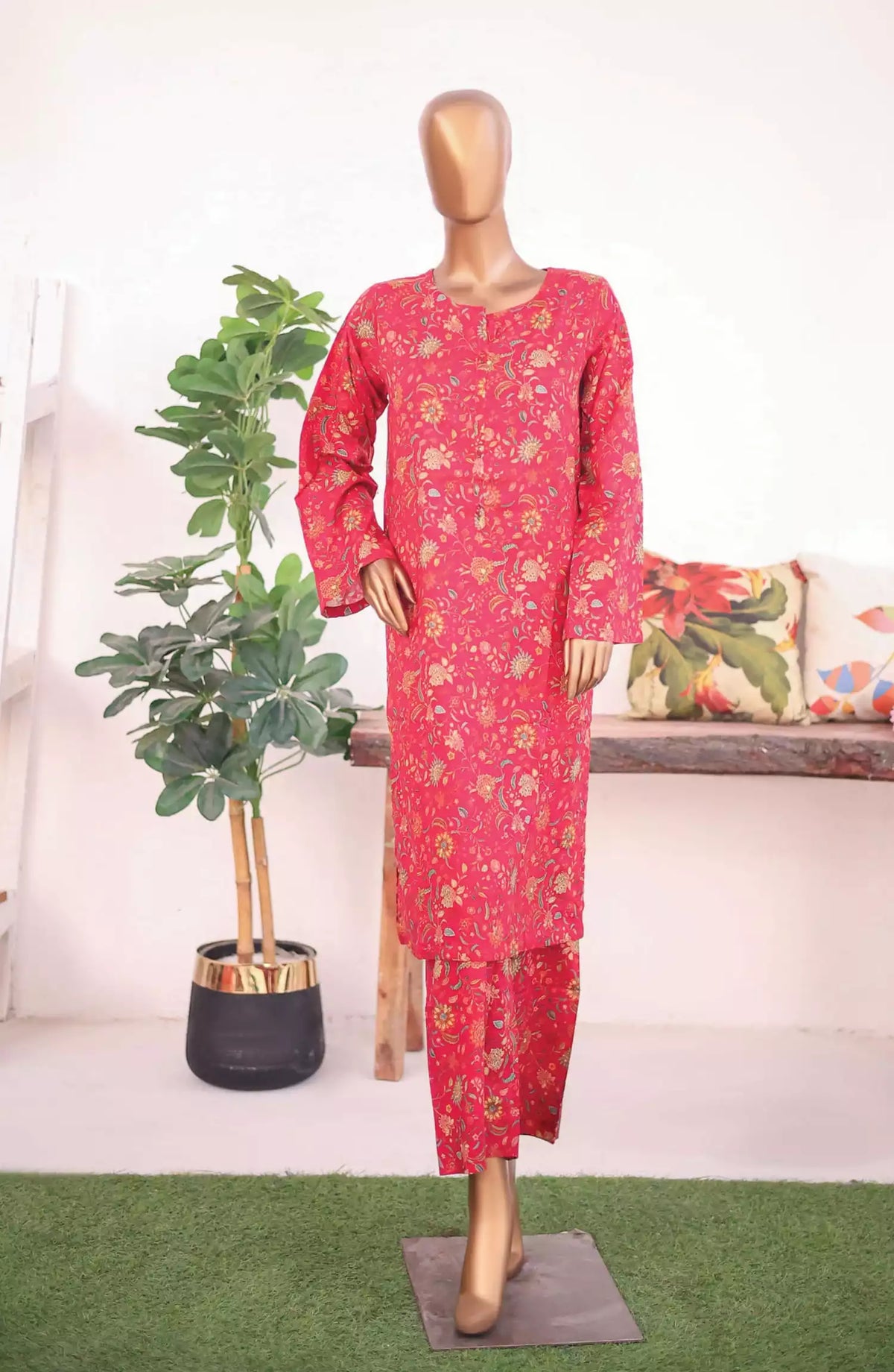Bin Saeed Cotton Co Ords Collection Vol 03 2024 - Design 02