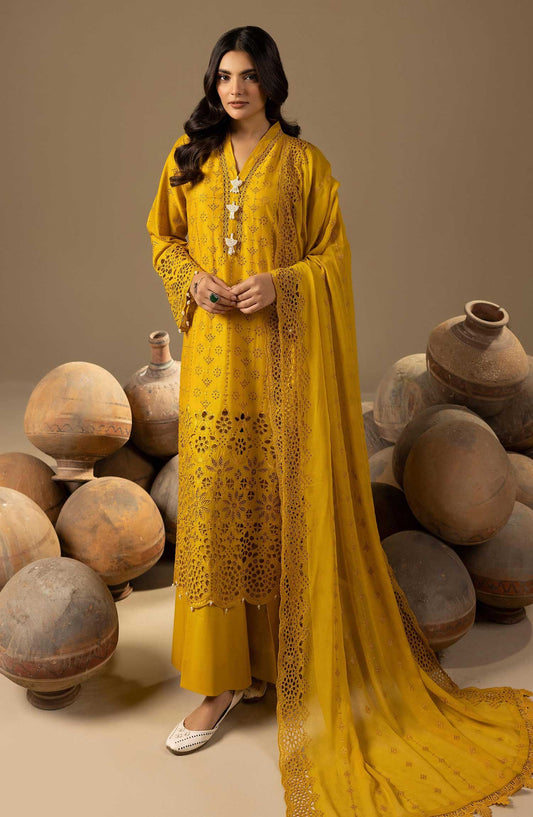 Mahees Mayanaaz by Riaz Arts Chikankari Lawn Unstitched 3 Piece - D-02 - RA25MMC - Summer Collection