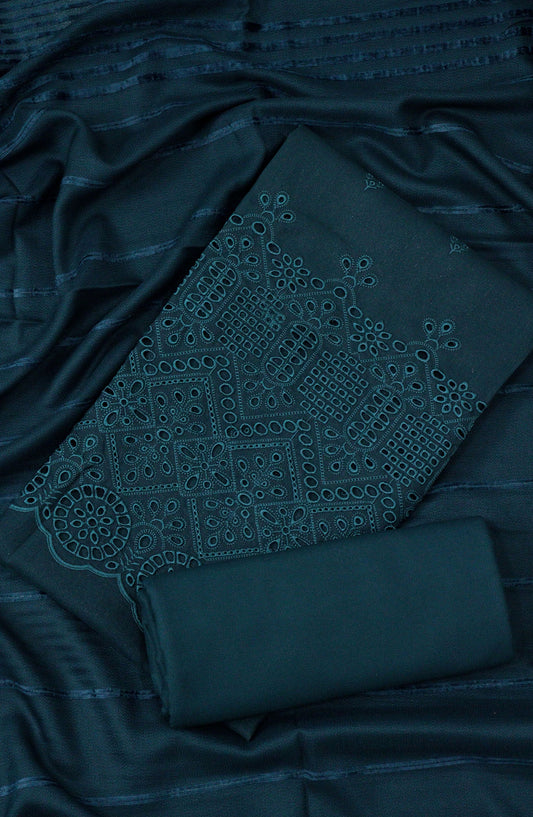 Heer unstitch Chikankari Embroidered fancy Viscose Collection - DESIGN-03