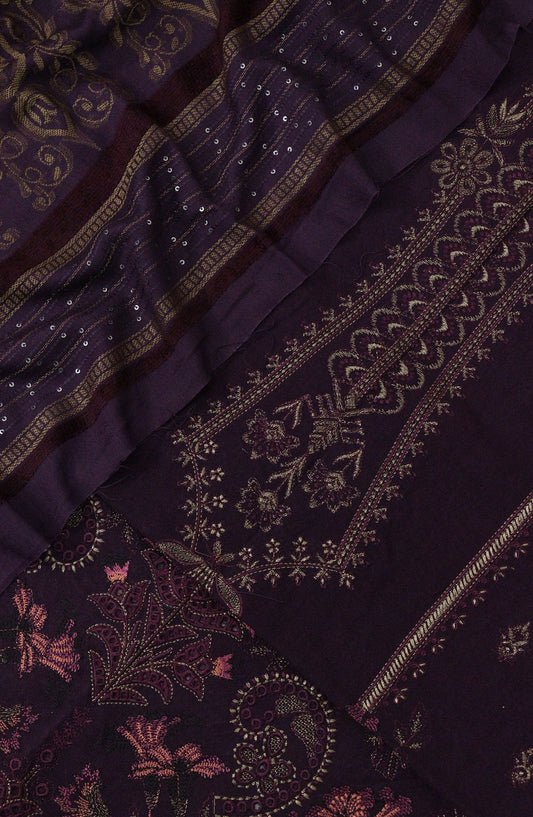 Ruqs Unstitched Leather Peach Collection - DESIGN-03