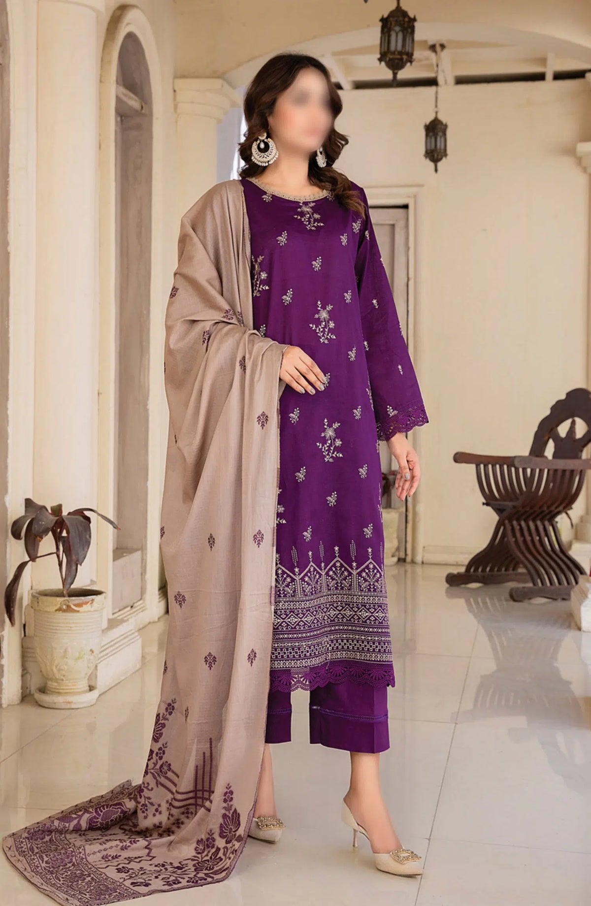 Rimjim Lawn Doriya Embroidered Collection Vol 03 - Design 03