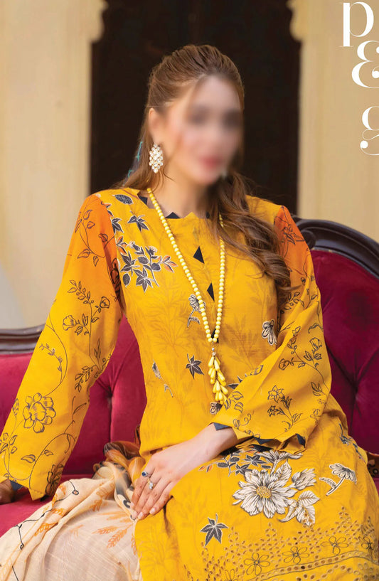 Sohana Digital Embroidered Lawn Collection - Design 03