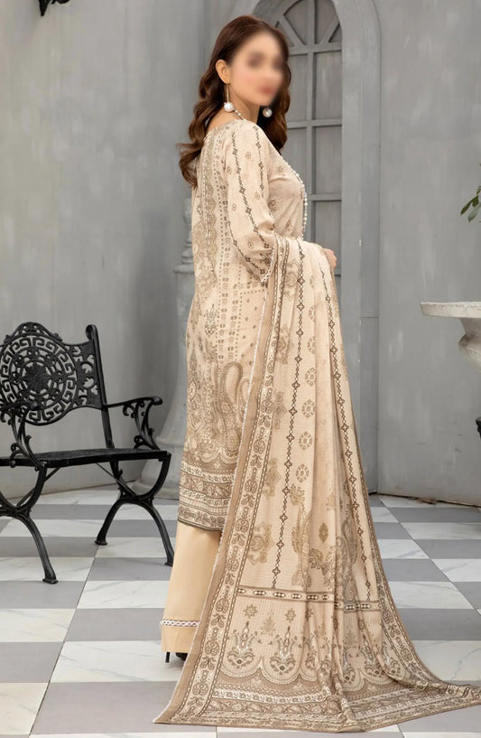 Tabeer Digital and Embroidered Lawn Collection 2024 - Design 03