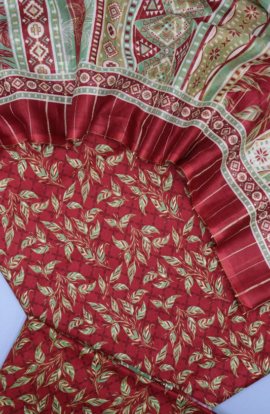 Bin Saeed Unstitch Printed Cotton Collection - DESIGN-03