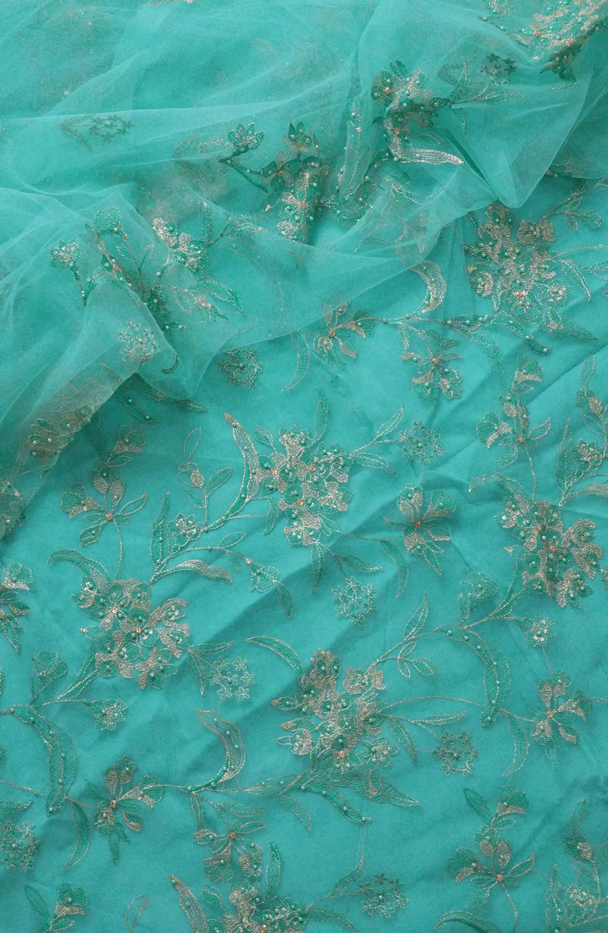 Crinklezza Unstitched Embroidered Net Collection Vol 05 by Amna Khadija - AK-Design 03