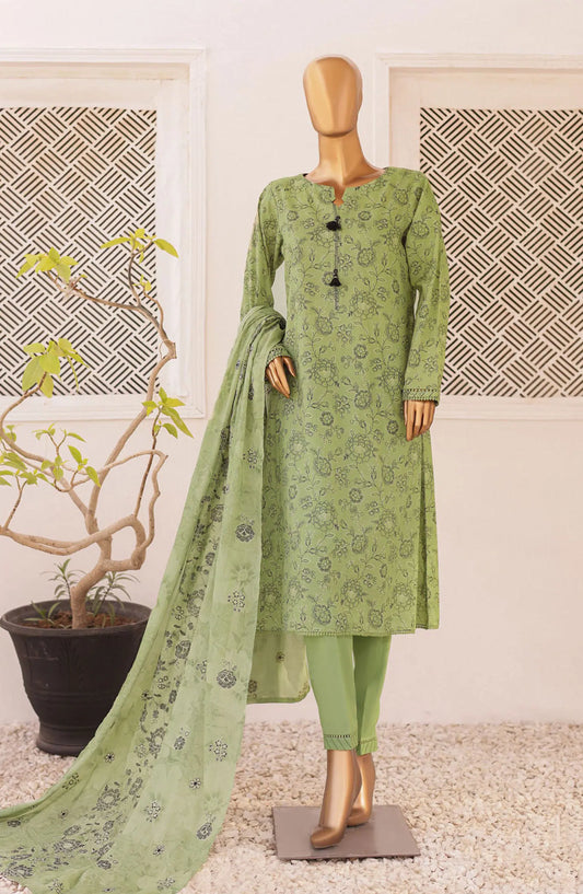 HZ Threads Embroidered Collection 2024 - Design 03