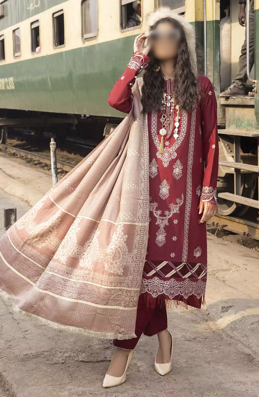 Rahgeer Embroidered Wool Collection By Humdum - Design 03