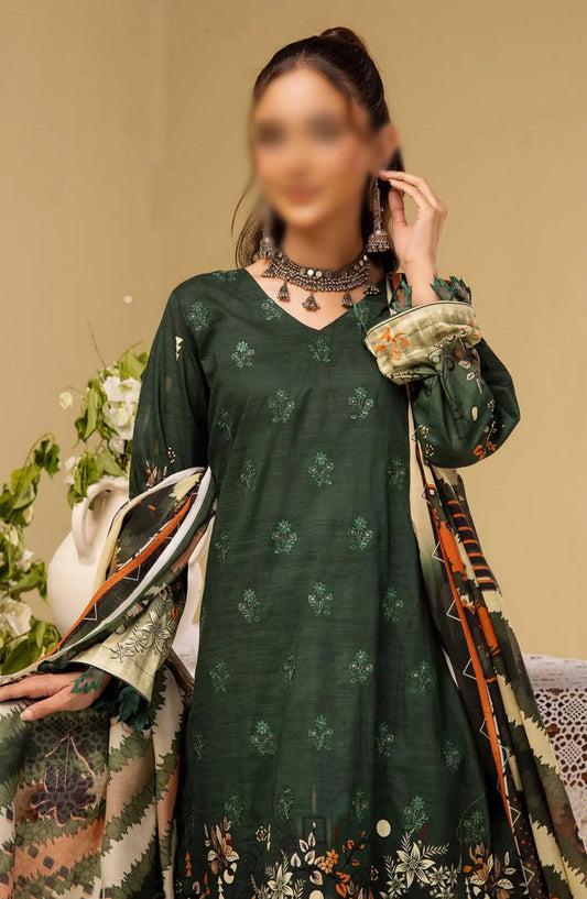 Zara Meer Printed Slub Lawn Collection 2024 - Design 03