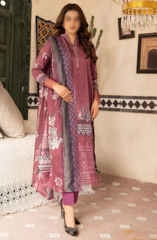 Mahees Embroidered Lawn with Emb Diamond Dupatta Collection - Design 03
