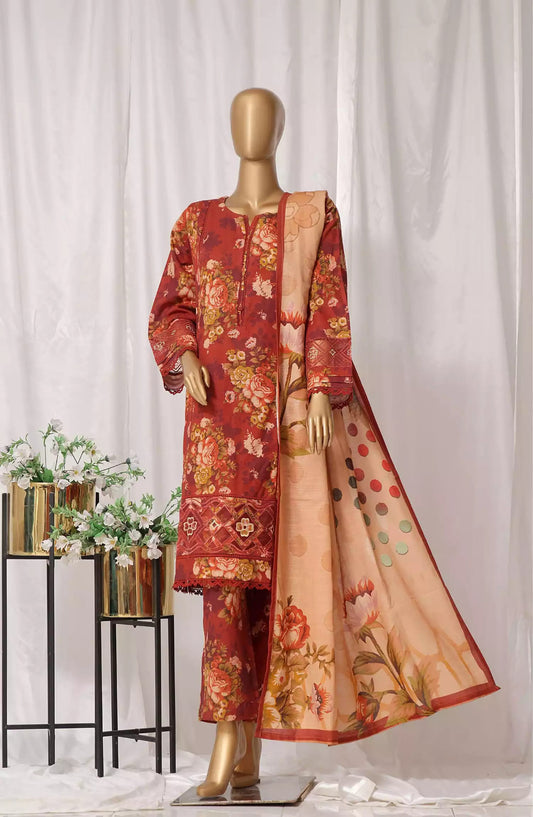Sadabahar Rania Embroidered Khaddar Collection Vol 01-Design 03
