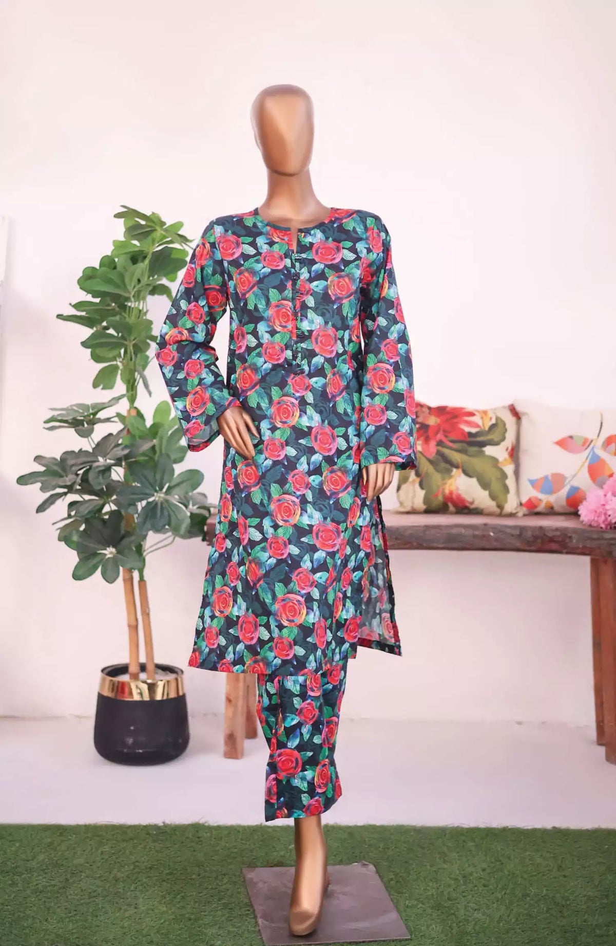 Bin Saeed Cotton Co Ords Collection Vol 03 2024 - Design 03