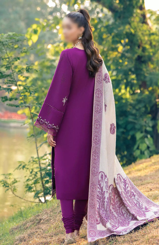 Onara Embroidered Khaddar Unstitched Collection 2024 - Design 03