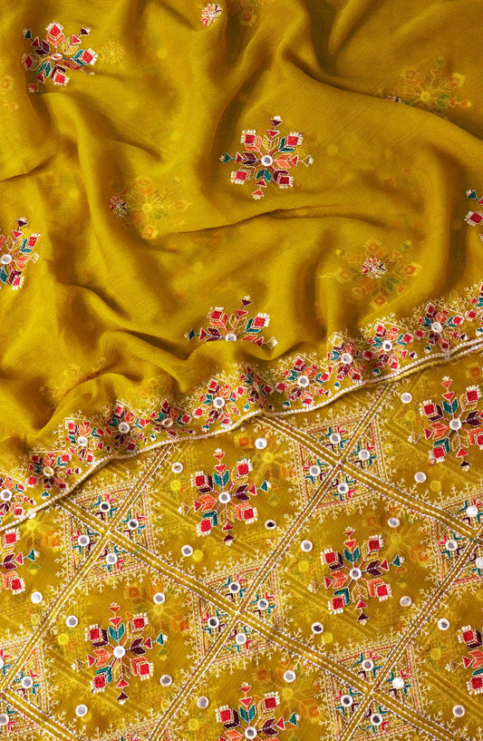 Crinklezza Unstitched Exclusive Chiffon Collection Vol 03 by Amna Khadija - Design 03