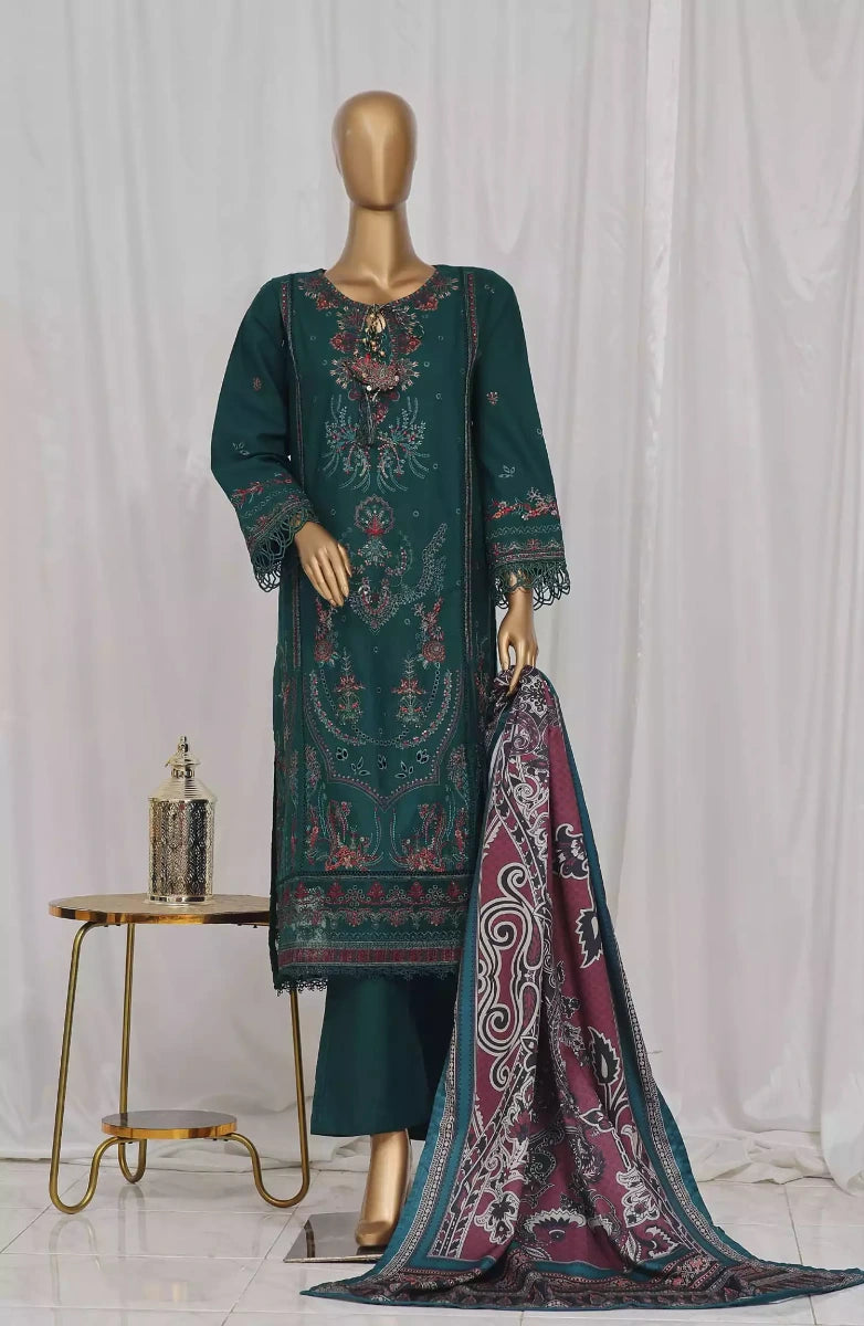 Sadabahar Luxury Embroidered Khaddar Collection Vol 01 - Design 03
