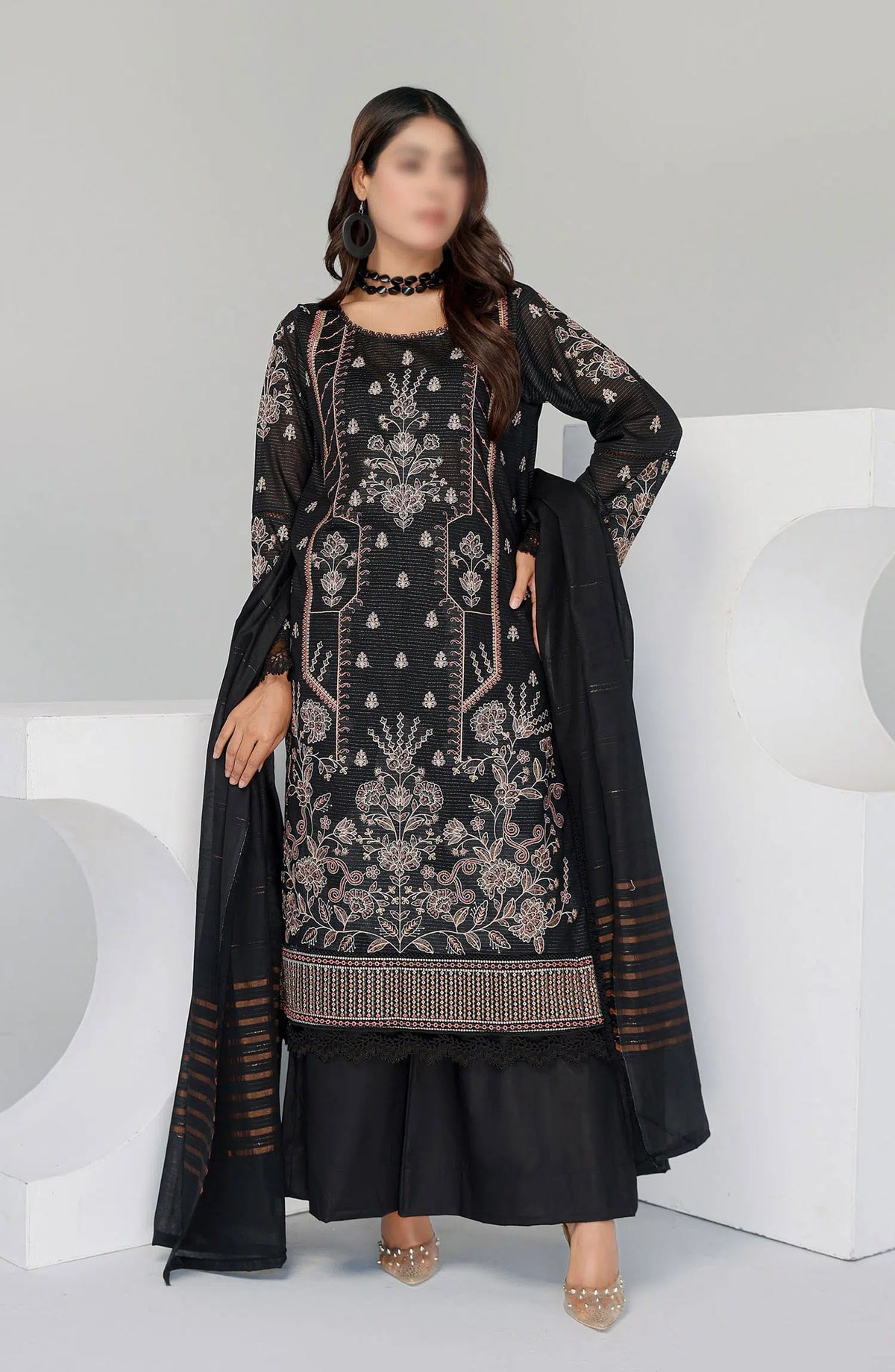 Rimjhim Fancy Embroidered Lawn Collection 2024 - Design 03