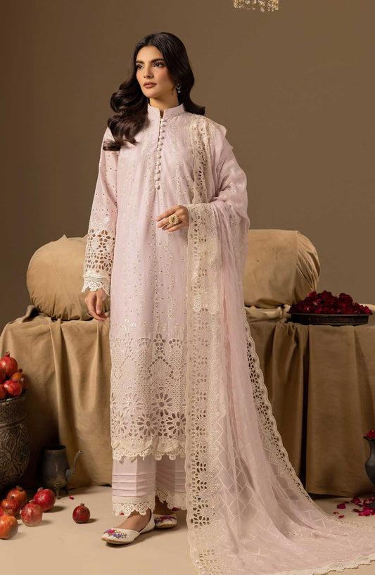 Mahees Mayanaaz by Riaz Arts Chikankari Lawn Unstitched 3 Piece - D-03 - RA25MMC - Summer Collection