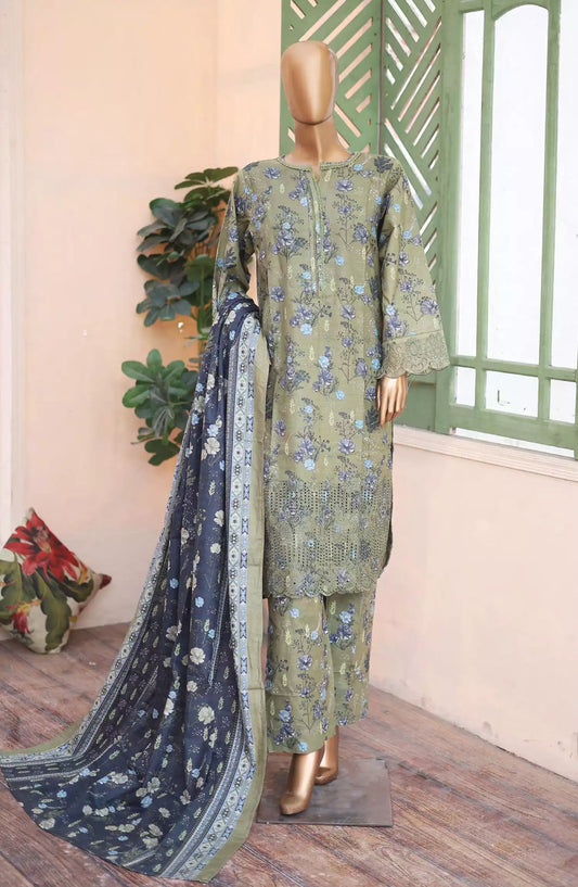 Bin Saeed Exclusive RTW Chikankari Embroidered Khaddar Collection Vol 02 - Design 03