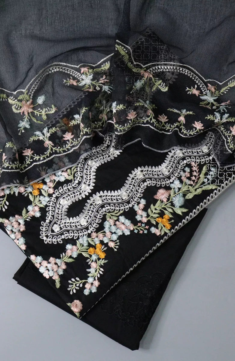 Cotton Bloom Unstitch Embroidered Collection - CBUE-DESIGN-03