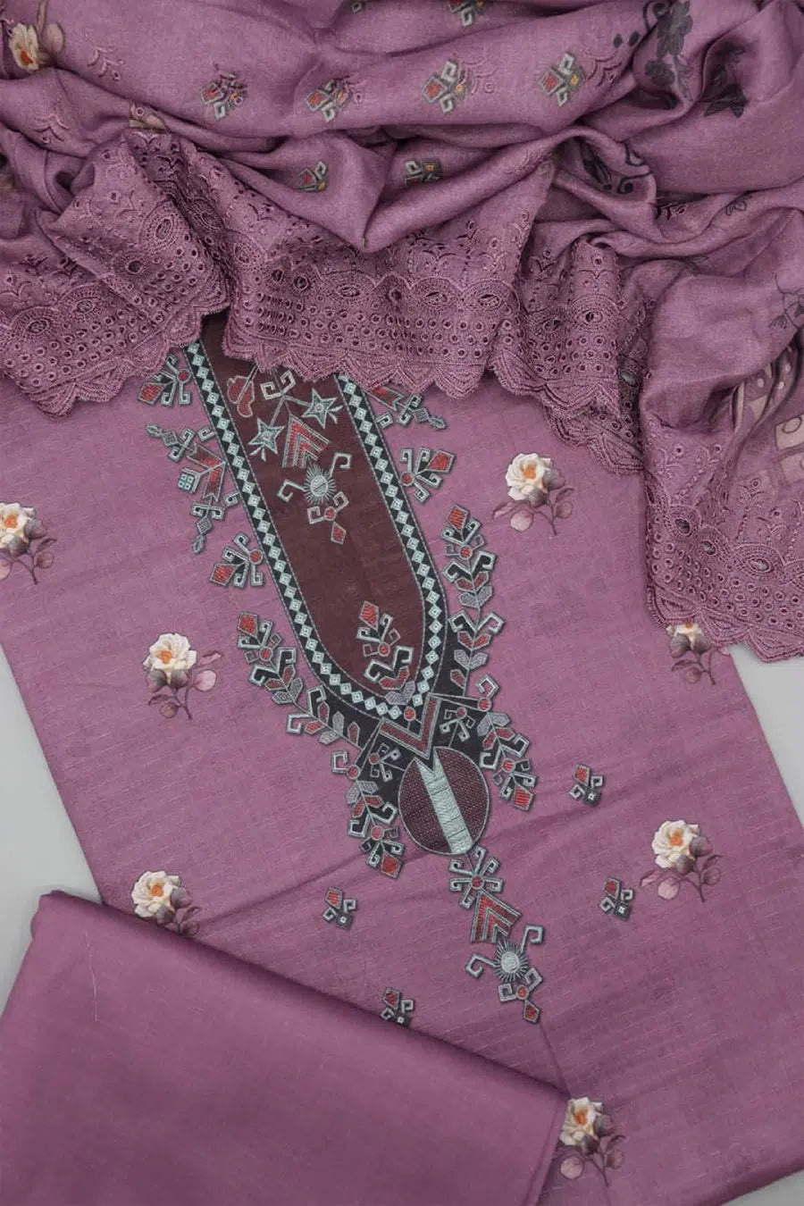 Rinesa Unstitched Printed Lawn 3 Pc Collection 2024 - Design 03