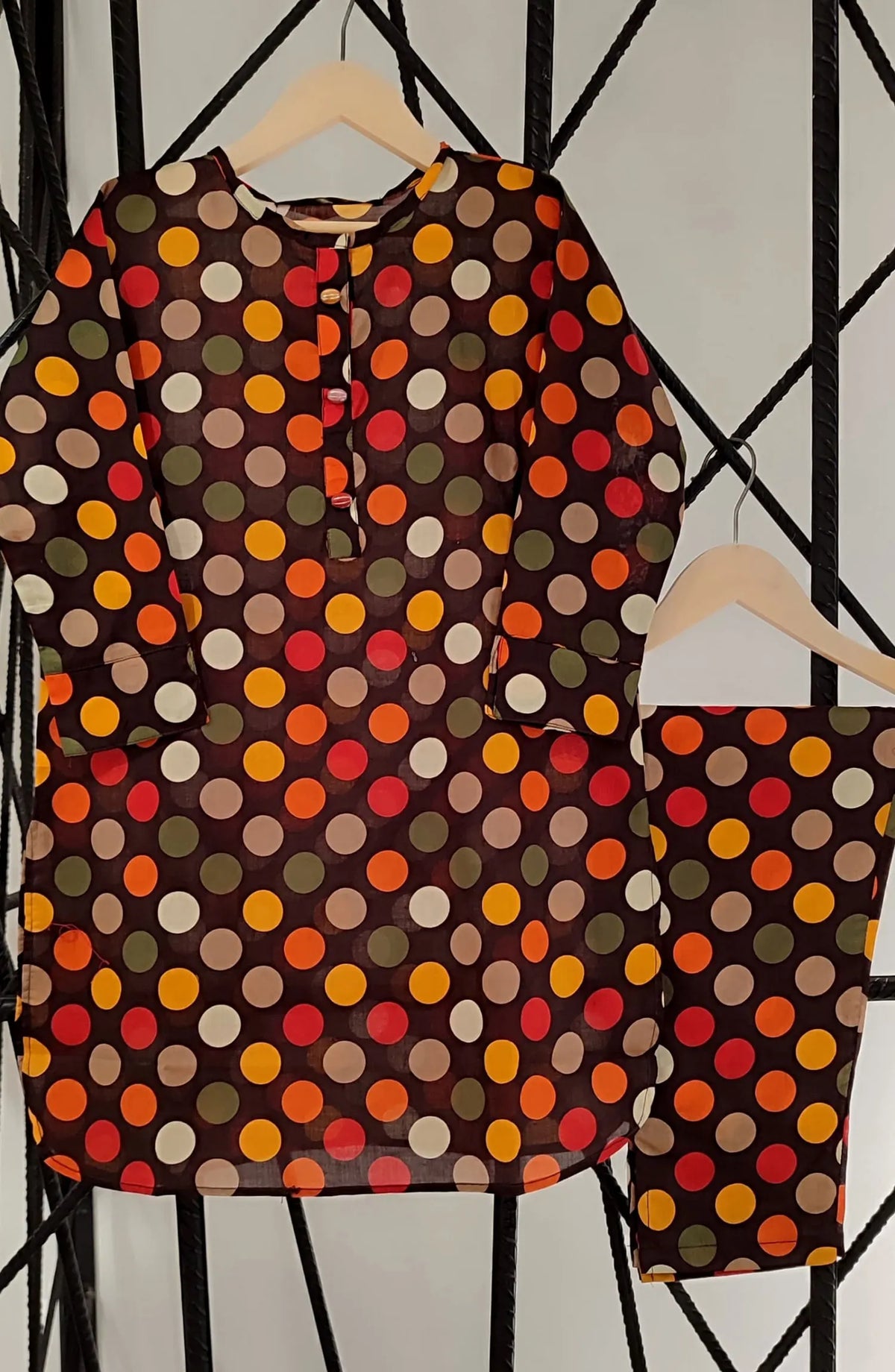 Amna Khadija Kids Stitch Printed Co Ords 2 Pcs Collection - Design 03