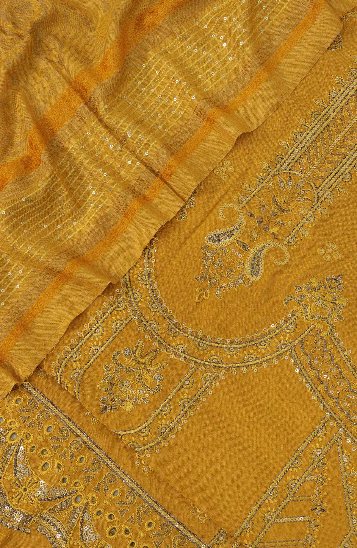 Ruqs Unstitched Leather Peach Collection - DESIGN-04