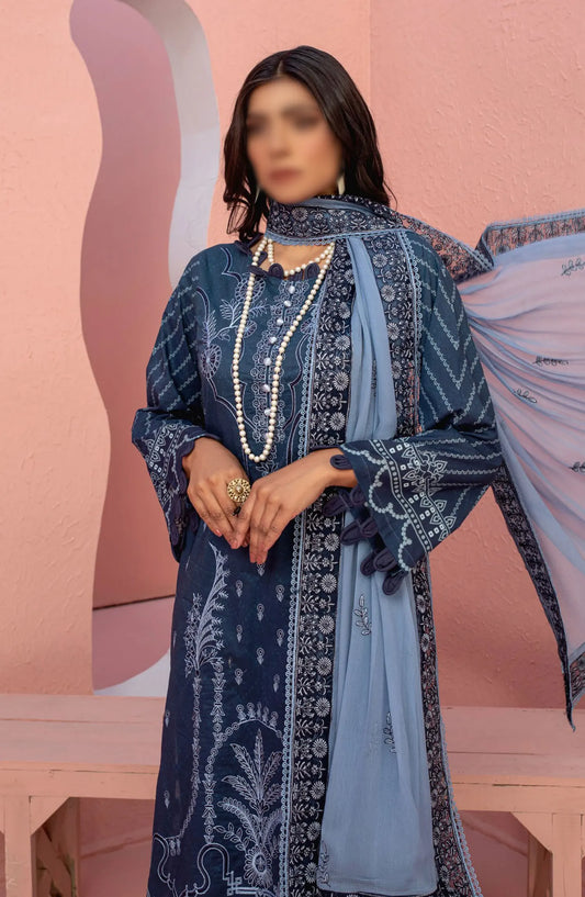 Smile Luxury Lawn Collection 2024 - DESIGN-04