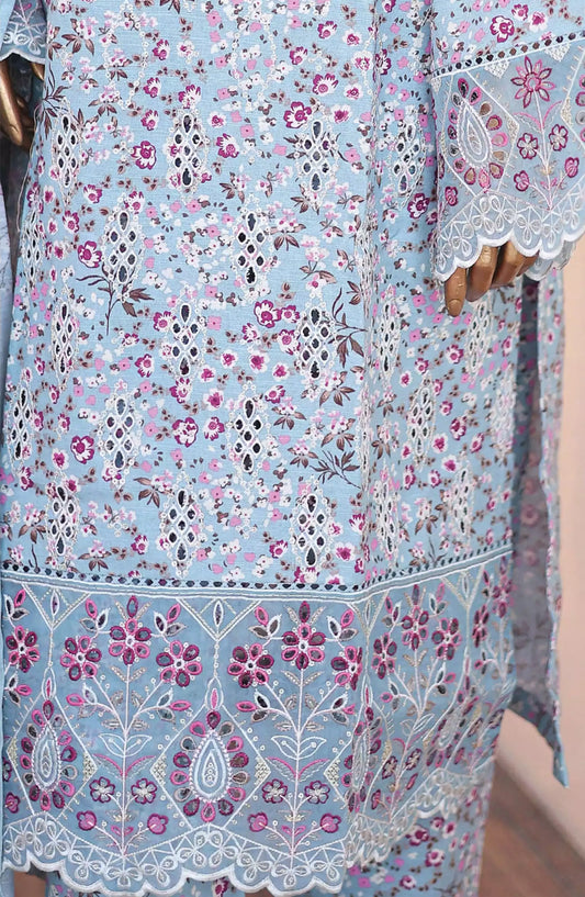 Bin Saeed Exclusive RTW Chikankari Embroidered Khaddar Collection Vol 02 - Design 04