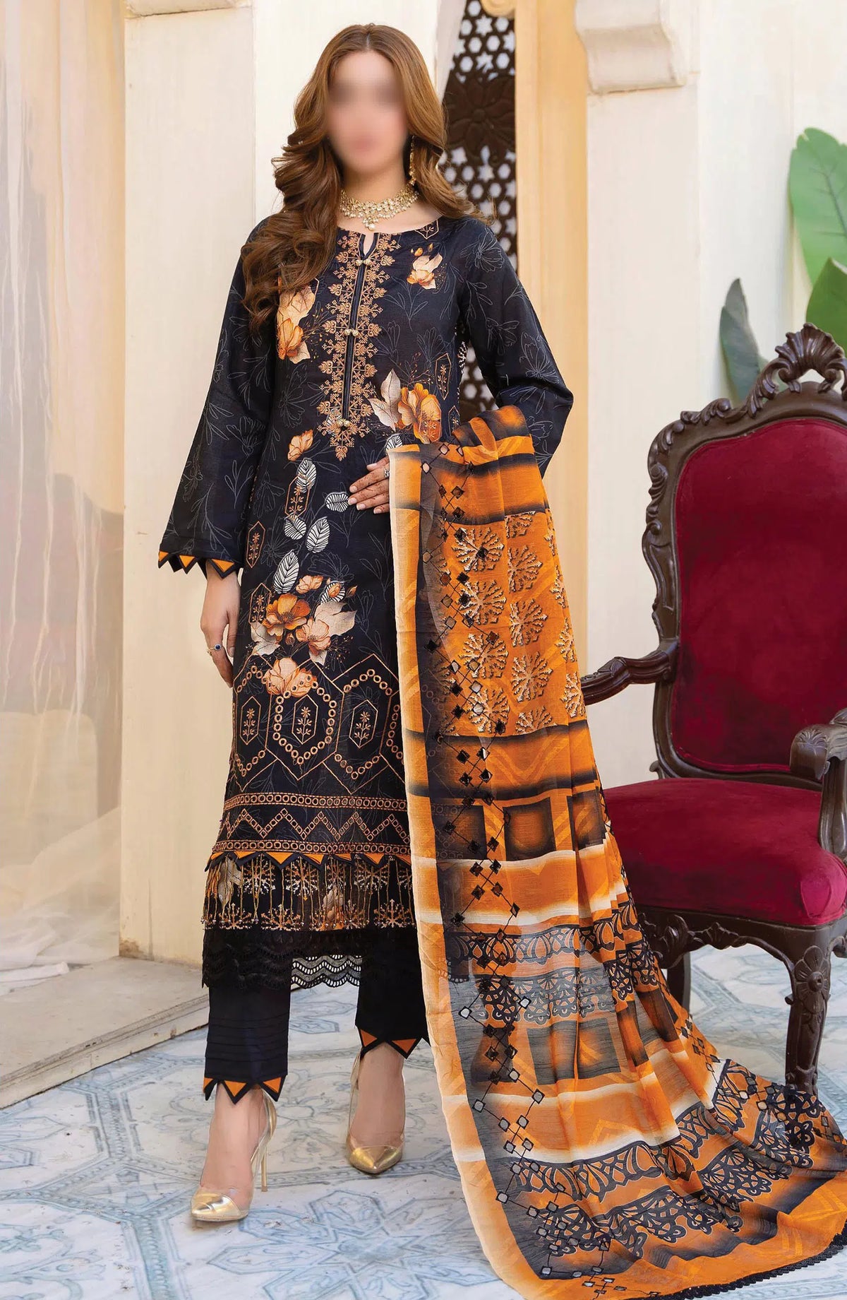 Sohana Digital Embroidered Lawn Collection - Design 04