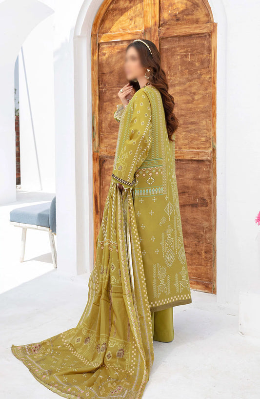 Saira Bano Printed Embroidered Lawn Collection - Design 04