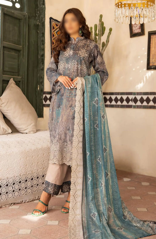 Mahees Embroidered Lawn with Emb Diamond Dupatta Collection - Design 04