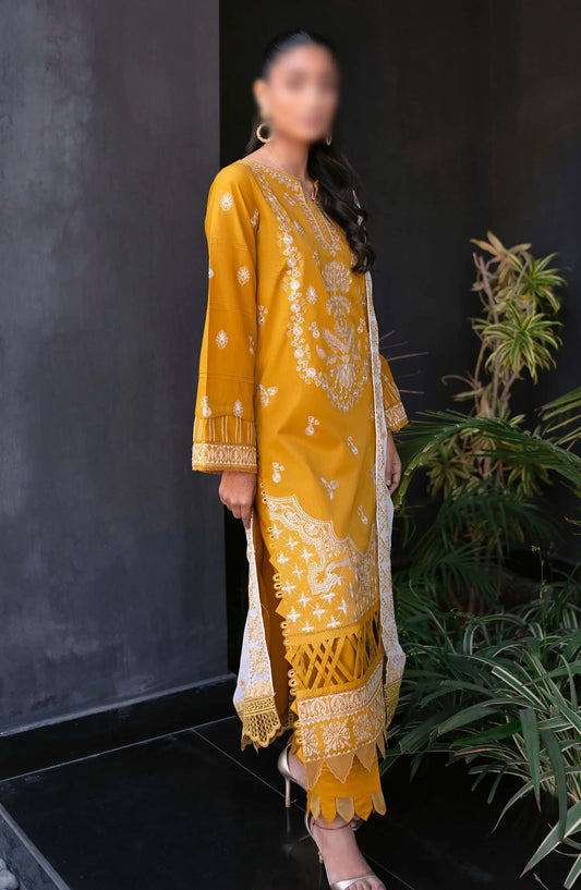 Meraki Embroidered Lawn Collection 2024 By Humdum - Design 04