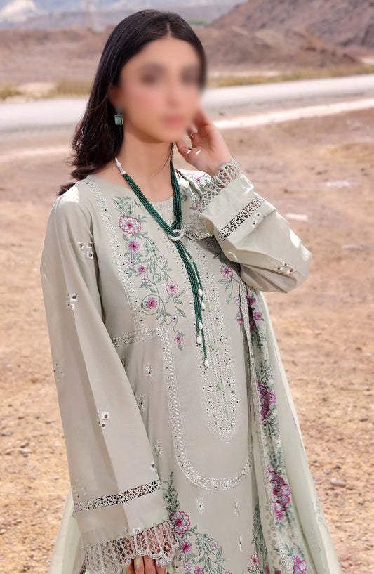Afsoon Embroidered Lawn Collection 2024 By Humdum - Design 04