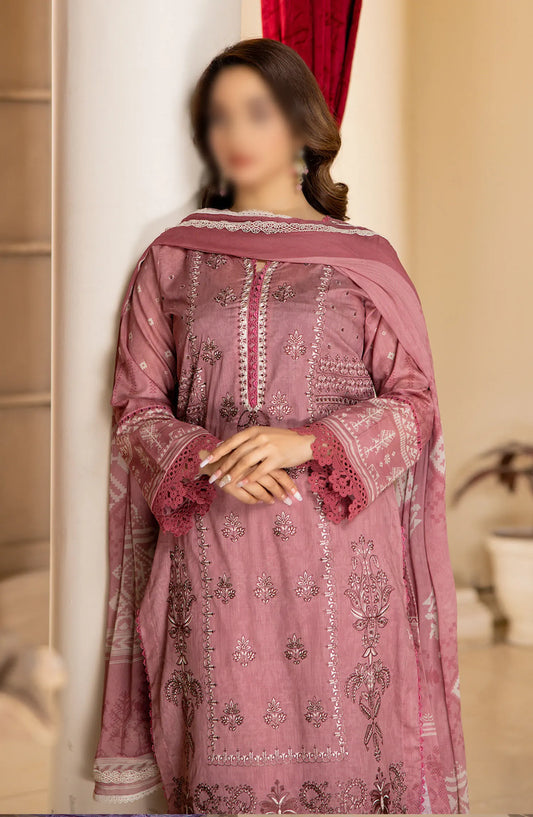 Rangoon Shokh Nigahen Print and Emb Lawn Collection - Design 04