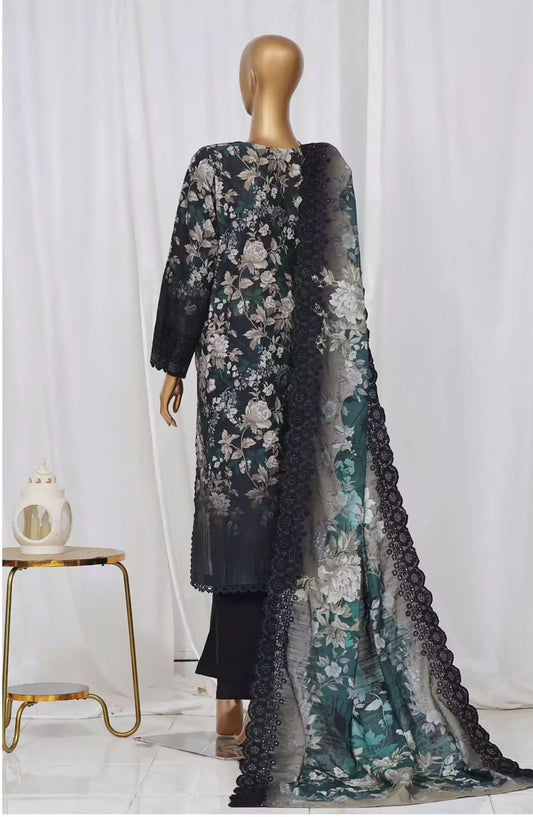 Sadabahar Laser Cutwork Chikankari Embroidered Dupatta Vol 01 - SLCC-Design 04